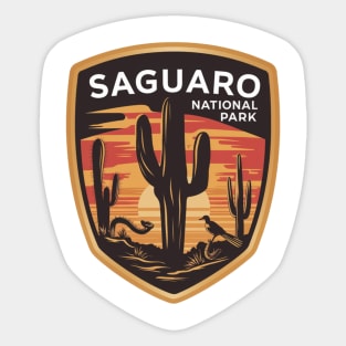 Saguaro National Park Emblem Sticker